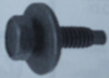 A10823 BODY BOLT,BLACK PARKERIZED 1/4-20 X 7/8 HEX HEAD SEMS WITH DOG PIONT,3/4 O.D. WASHER,7/16