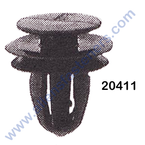 Honda windshield garnish pillar retainer #4