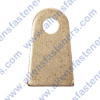 FLAT TAB WITH 1/4 HOLE