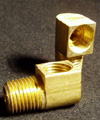 INVERTED FLARE FEMALE 90* X MALE PIPE CONN.