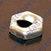 A3400 THREAD CUTTING NUT IS FOR 1/8 STUD SIZE,1/4 HEX (ZINC)