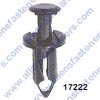 A17222 PUSH TYPE RETAINER,HEAD DIA: 15MM,STEM LENGTH 20MM,FITS IN 8MM HOLE,BLACK NYLON,ROCKER PANEL,WHEEL LINER & AIR INLET DUCT APPLICATIONS,GM SATURN 2 DOOR & 4 DOOR MODELS 1991-ON,FORD,(GM:11561878,21075686;FORD; F3LY-14570-B).