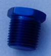 HEX PIPE PLUG (ALUMINUM)