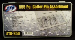 555 PC. COTTER PIN ASSORTMENT (ATD350)