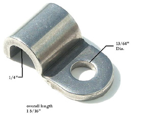1/4 STAINLESS STEEL LINE CLAMP