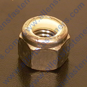 STAINLESS STEEL METRIC NYLOC NUTS (COURSE)
