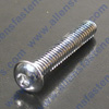4mm-0.7 CHROME METRIC BUTTON HEAD ALLEN BOLT