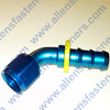 FRAGOLA AN FITTINGS 60* HOSE END PUSH TO LOCK,THEY ARE RED AND BLUE IN COLOR.