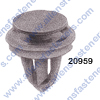 A20959 DOOR PANEL RETAINER,TOP HEAD DIA. 13MM,MIDDLE HEAD DIA: 16MM,BOTTOM HEAD DIA. 15MM,STEM LENGTH 13MM,STEM DIAMETER 9.5MM,BLUE NYLON,ACURA TL & TSX,HONDA ACCORD,CIVIC,CR-V & ODYSSEY 2002-ON (91560-S94-A01).