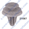 A21087 COWL VENT & RADIATOR SUPPORT RETAINER,TOP HEAD DIA. 12MM,MIDDLE HEAD DIA: 16MM,BOTTOM HEAD DIA. 18MM,STEM LENGTH 14MM,STEM DIAMETER 9.7MM,ORANGE NYLON,FIT & CR-V 2003-ON (90602-SAA-003).