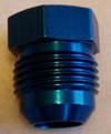 ALUMINUM FLARE PLUG,AND THEY ARE BLUE IN COLOR.