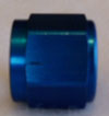 BLUE ALUMINUM TUBE NUT