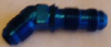 ALUMINUM 45* BULKHEAD,AND THEY ARE BLUE IN COLOR.NUT SOLD SEPERATE.