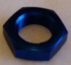 ALUMINUM BULKHEAD NUT,AND THEY ARE BLACK IN COLOR.PICTURE IS BLUE THEY ARE BLACK!!!