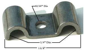 1/4 X 1/4 STAINLESS STEEL LINE CLAMP
