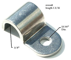 3/8 STAINLESS STEEL LINE CLAMP