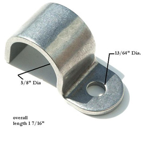 5/8 STAINLESS STEEL LINE CLAMP