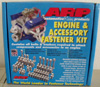 ARP-534-9702 CHEVY ENGINE & ACCESSORY FASTENER KIT FOR 350-400 CID WITH HEADERS (1987-95)(BLACK OXIDE 12 POINT BOLTS).