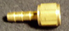 BRASS FEMALE PIPE HOSE BARB CONNECTOR.