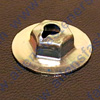 A2560 WASHER LOCK NUT,12/24 THREAD SIZE,3/8 HEX,3/4 WASHER DIA.(ZINC PLATED)