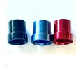 ALUMINIUM TUBE SLEEVE,AND THEY ARE BLACK IN COLOR.PICTURE IS IN BLUE