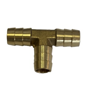 BRASS HOSE BARB TEE