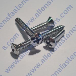 thumbnail image 2 of 50 Pc #8 W/#6 Phillips Oval Head Trim Screws Countersunk Washers... 2 of 13
