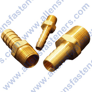 BRASS STRAIGHT HOSE BARB CONNECTER