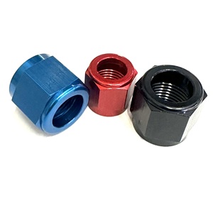 BLACK ALUMINUM TUBE NUT