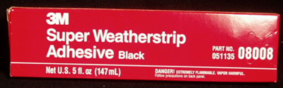 3M SUPER WEATHERSTRIP ADHESIVE
