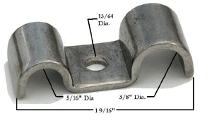5/16 X 3/8 STAINLESS STEEL LINE CLAMP