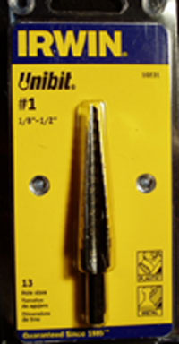 IRWIN/UNIBIT STEP DRILLS #1