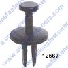 A12567 FRONT FENDER MUD SKIRT & FENDER LINER PUSH TYPE RETAINER,HEAD DIA: 11/16