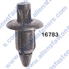 A16783 PUSH-TYPE RETAINER,HEAD DIA: 12MM,STEM LENGTH 8MM (NOT INCLUDING THE PIN),FITS IN 6MM HOLE,BLACK NYLON,(66824-01G00).