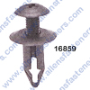 A16859 PUSH TYPE RETAINER,COWL PANEL TO REINFORCEMENT PLATE & ENGINE SPLASH SHIELD RETAINER,HEAD DIA: 14MM (9/16