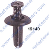 A19140 PUSH TYPE-RETAINER,HEAD DIA: 20MM,STEM LENGTH 21MM,FITS IN 8MM HOLE,ACURA,DODGE AVENGER,EAGLE TALON,GEO PRIZM,MITSUBISHI,ECLIPSE & GALANT AND TOYOTA 1993-ON,BLACK NYLON.