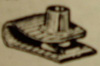 EXTRUDED "U" NUT 10/24 SCREW SIZE