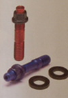 ARP-100-0602 BREAK-AWAY BLOWER STUD KIT,(RED,7/16 IN DIAMETER,2.500 OVER ALL LENGTH).