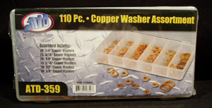 110 PC. COPPER WASHERS (ATD359)