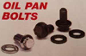 SB CHEVY BLACK OXIDE OIL PAN BOLT KIT