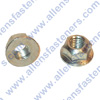 METRIC GR-C FLANGE LOCK NUTS (SMOOTH),ARE ZINC PLATED AND WRENCHING/HEX SIZE IS LISTED.ALSO KNOW AS STOVER NUTS.