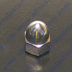 CHROME METRIC ACORN NUTS (FINE)