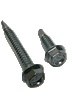 #14 HEX WASHER TEC SCREW (ZINC PLATED).