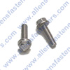 6mm-1.00 STAINLESS HEX FLANGE BOLT