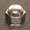 LOW ACORN NUTS ARE NICKEL PLATED,GRADE 2,HEX SIZE LISTED.