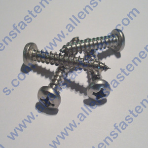 #4 STAINLESS STEEL PAN PHILLIPS SHEET METAL SCREWS