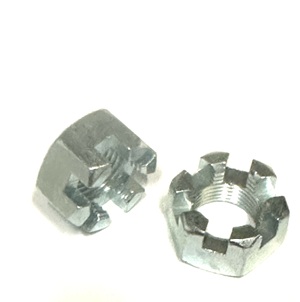 SLOTTED HEX NUT (FINE)
