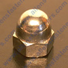 STAINLESS STEEL ACORN NUTS(FINE),18-8 STAINLESS,WRENCHING/HEX SIZE IS LISTED.
