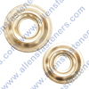 STAINLESS STEEL FINISH WASHERS WITH FLANGE