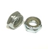 THIN PATTERN NYLOCK (FINE), GRADE 5, ZINC PLATED (SILVER), WRENCHING/HEX SIZE AND HEIGHT + OR - .005 ARE LISTED.